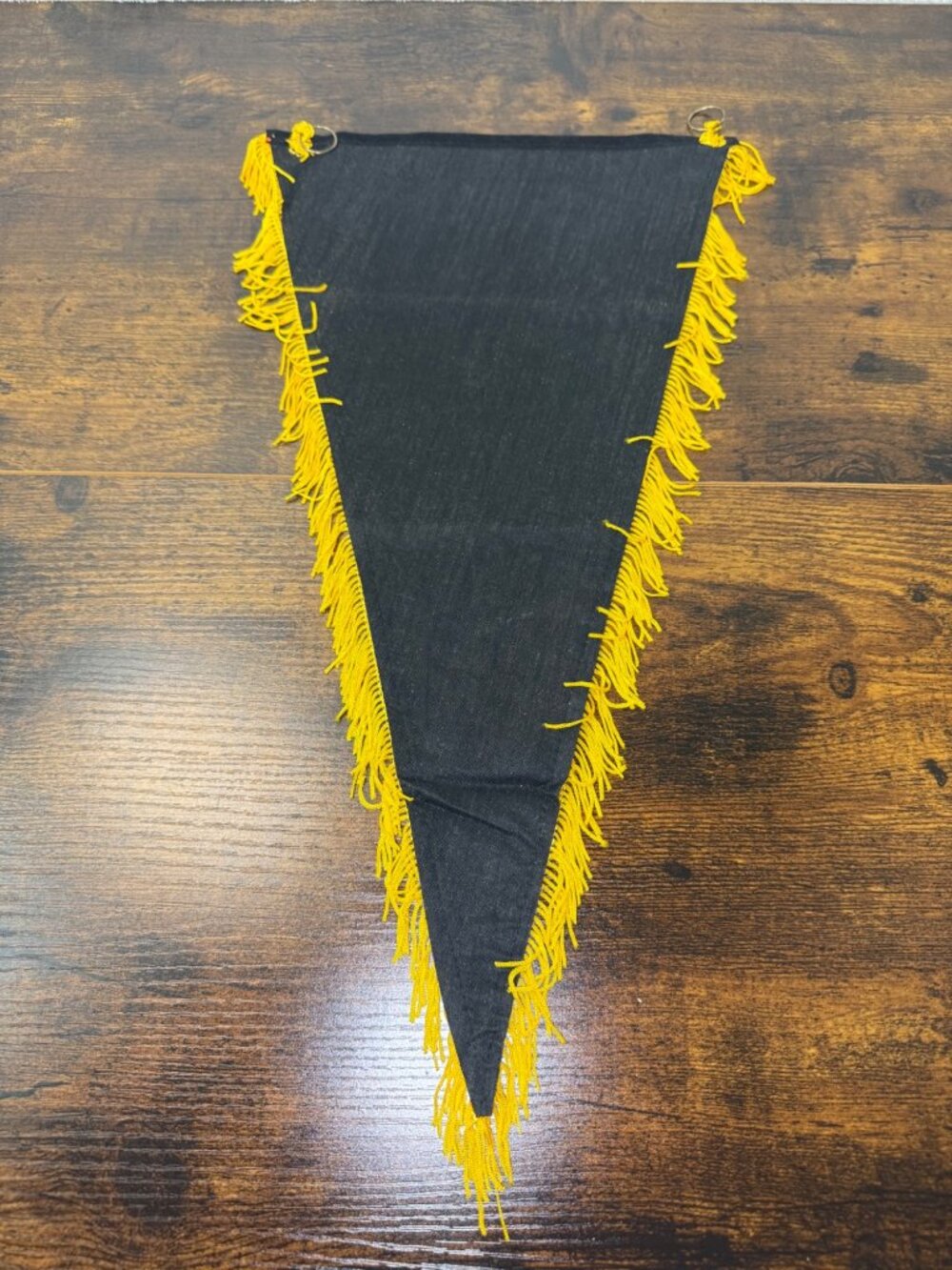 Vintage Interlaken Luzern Swiss Souvenir Pennant With Yellow Fringe - Picture 4 of 6
